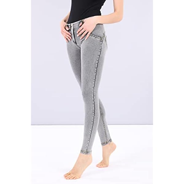 Freddy - Pantalón WR.up® Superskinny De Talle Y Largo Estándar En Punto De Denim Claro